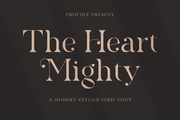 The Heart Mighty - Elegant Serif Font