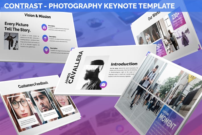 Contrast - Photography Keynote Template