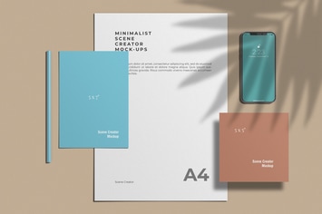 Minimalist Scene Creator Mockups
