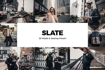 20 Slate Lightroom Presets & LUTs