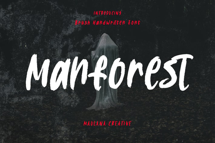 Manforest Handwritten Display Font