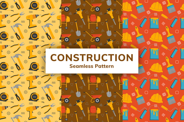 Construction Seamless Pattern
