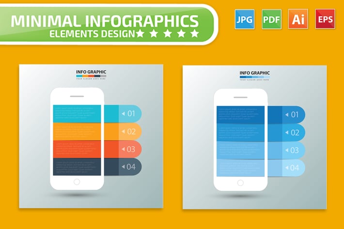 Mobile phone Infographic Design