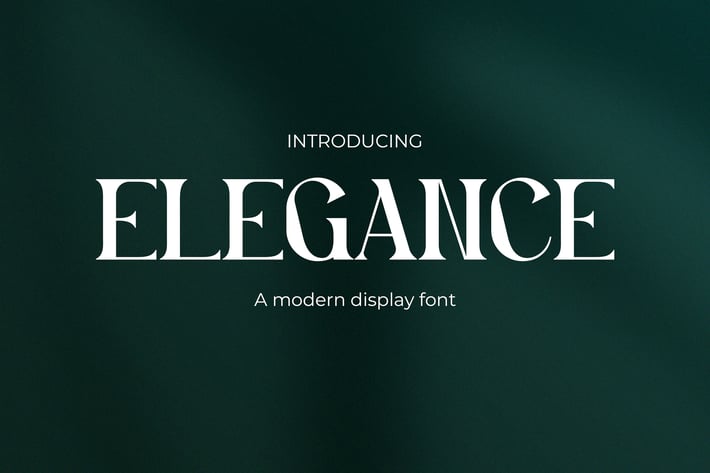 Elegance - Retro Modern Font