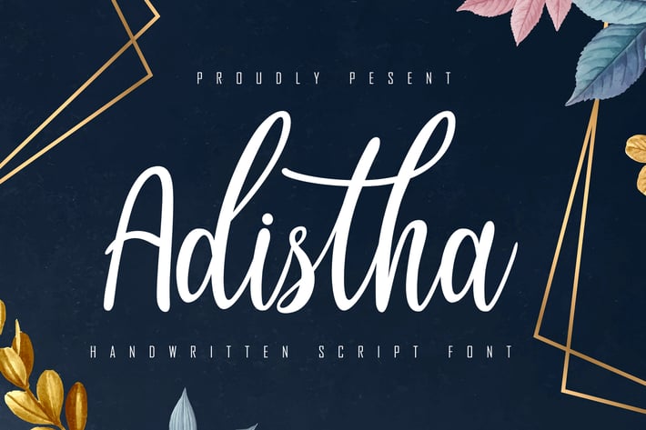Adistha Handwritten Script