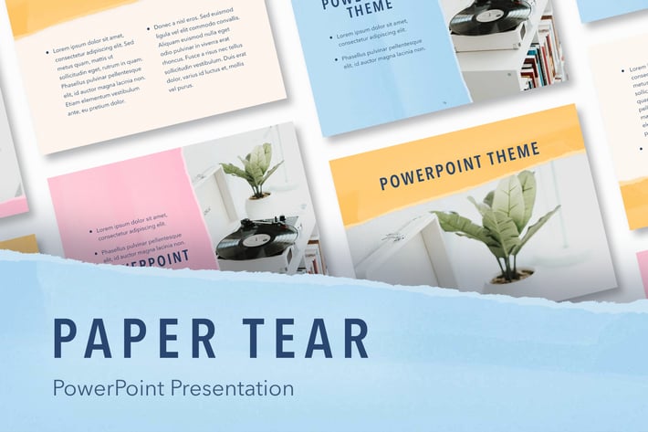 Paper Tear PowerPoint Template