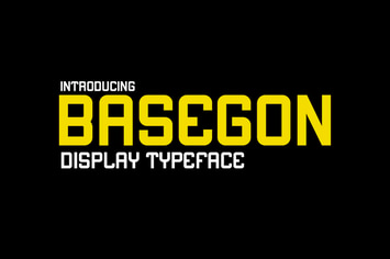 Basegon Sans Serif Display Font