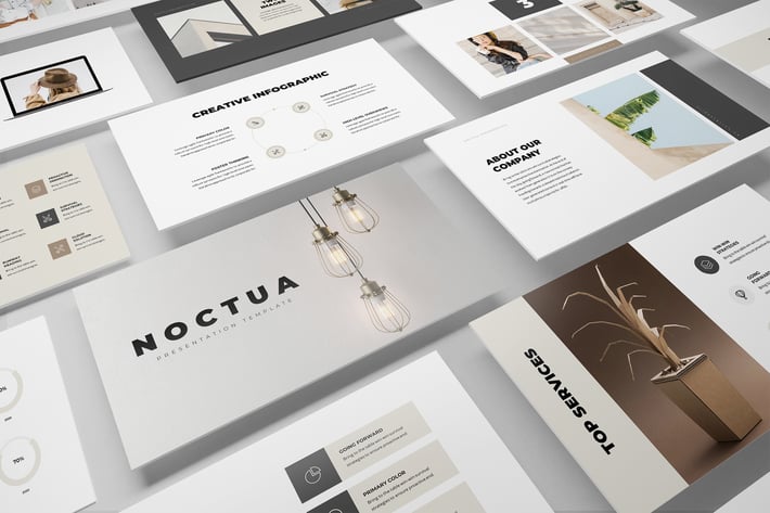 Noctua Minimal PowerPoint Presentation Template