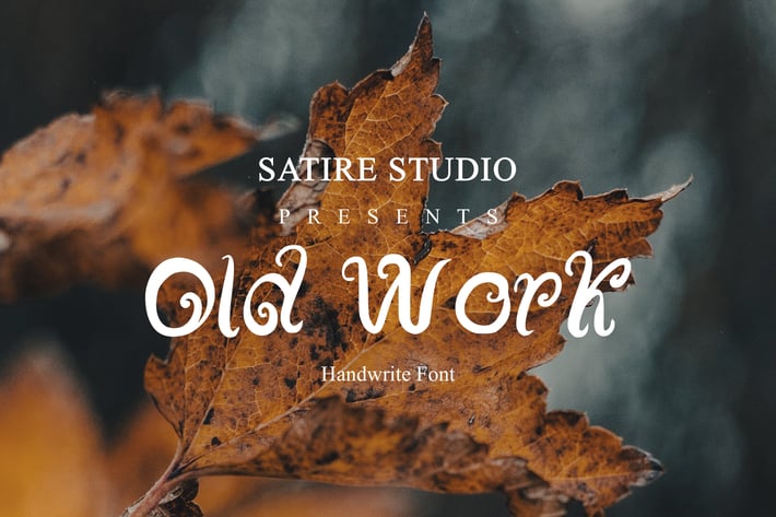 Old Work - Handwritten Font