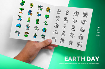 Earth Day - Icons