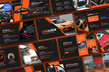 Caruzer Automotive Keynote Template