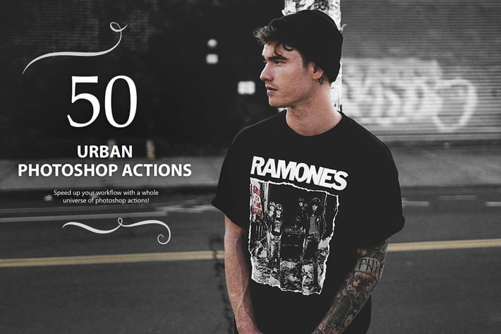 50 Urban Photoshop Actions