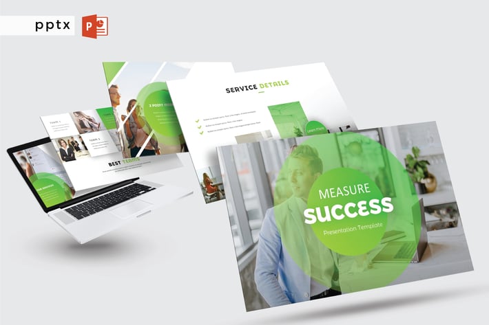 MEASURE SUCCESS - Powerpoint  V296