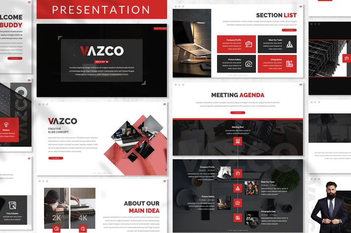 Vazco - Business Prensentation Template