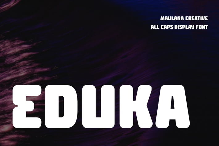 Eduka Display Font