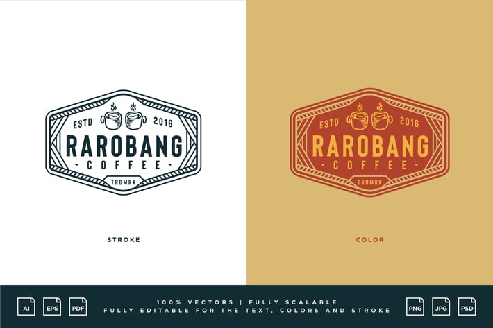 Coffee Logo - Rarobang Coffee