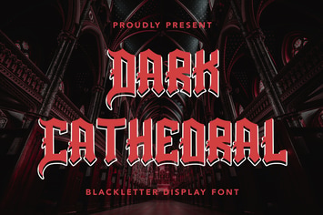 DarkCathedral - Blackletter Display Font