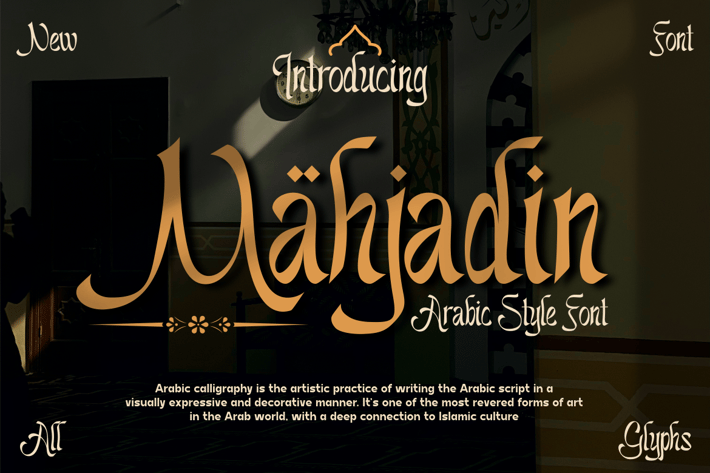 Mahjadin - Arabic Style Font