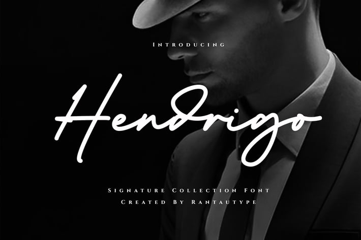 Hendrigo Bold Signature Font