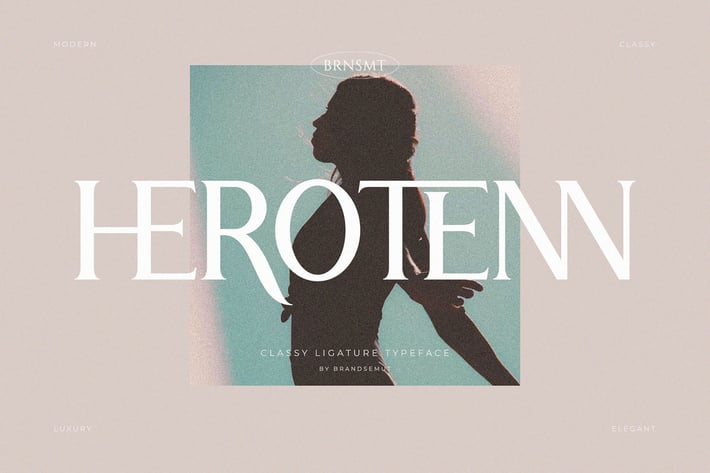Herotenn - Stylish Ligature Serif