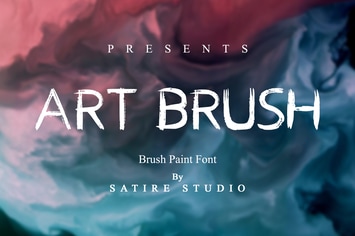 Art Brush - Brush Paint Font