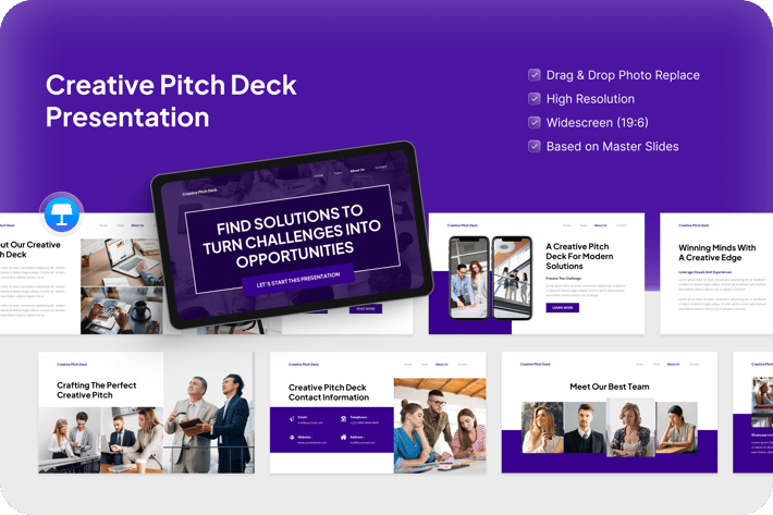 Creative Pitch Presentation Keynote