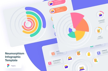 Neumorphism Infographic Template