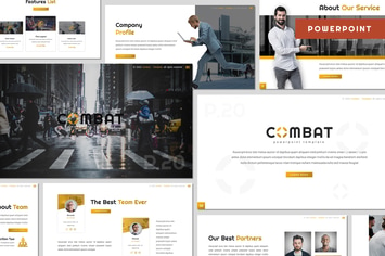 Combat - Business Powerpoint Template