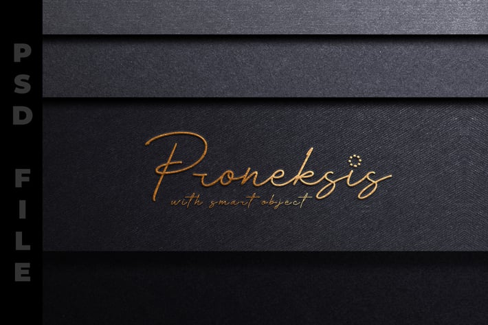 Luxury Mockup - Embossed