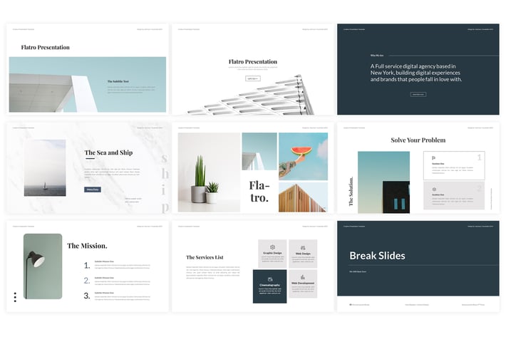 Flatro - Keynote Template