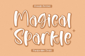 Magical Sparkle Handwritten Script Font