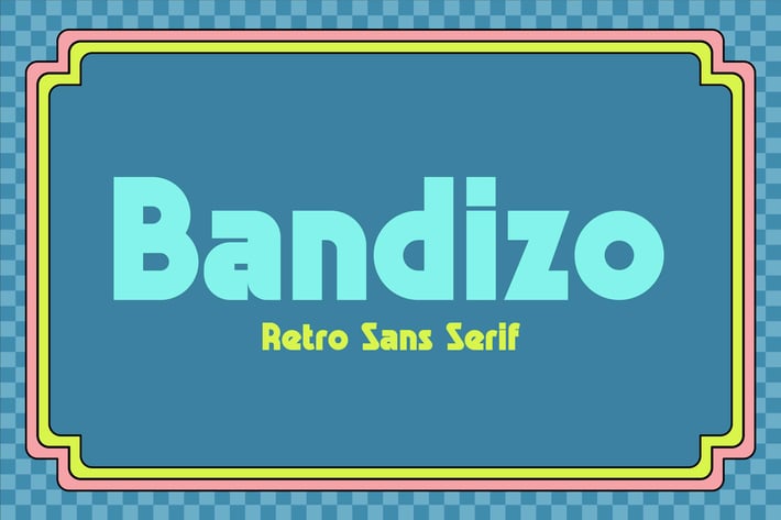 Bandizo Retro Sans Serif Font