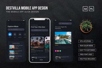Destivilla - App Design