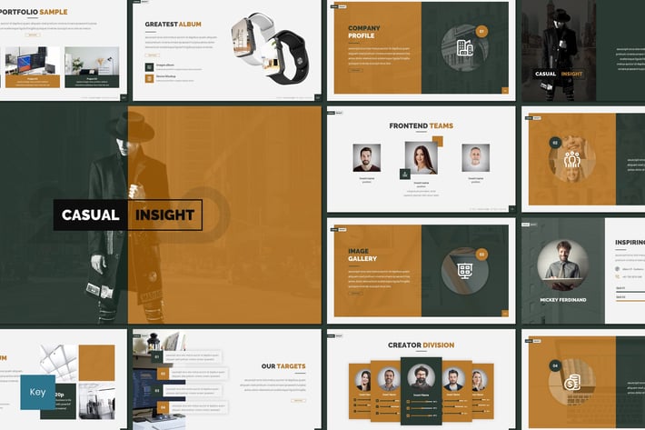 Casual Insight - Business Keynote Template