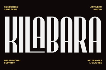Kilabara Condensed Sans Serif