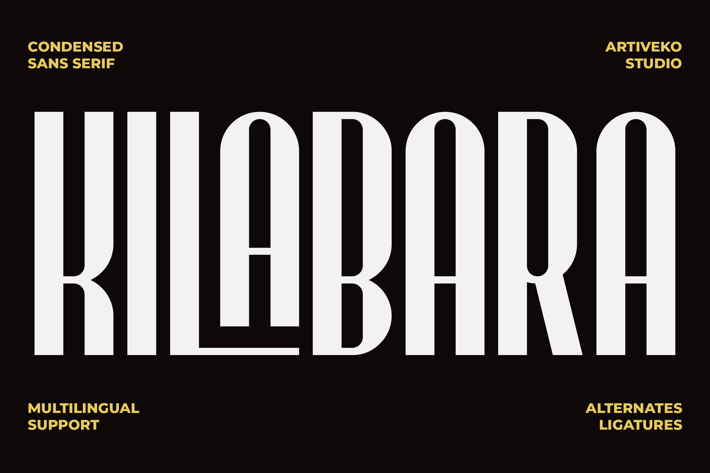 Kilabara Condensed Sans Serif