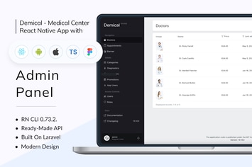 Demical - Medical Center App with Backend