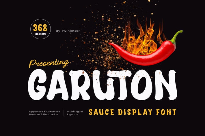 Garuton - Sauce Display Font