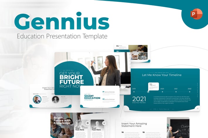 Gennius Education Powerpoint Template
