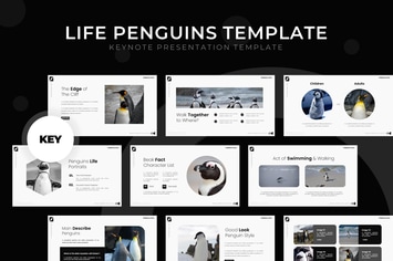 Life Penguin - Keynote Template