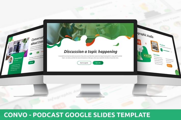 Convo - Podcast Google Slides Template
