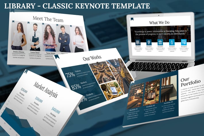 Library - Classic Keynote Template