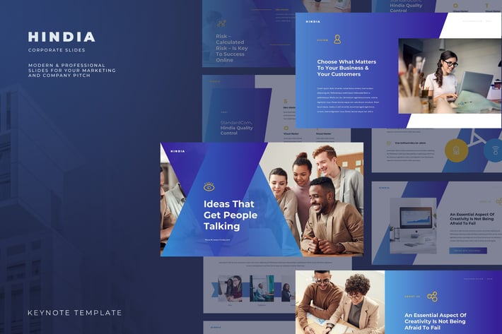 Hindia - Corporate Style Keynote Template
