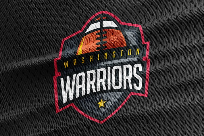 Warriors - Football Team Logo Template