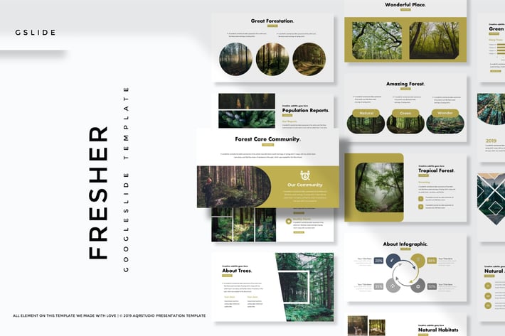 Fresher - Google Slides Template