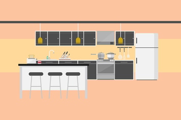 Kitchen - Illustration Background