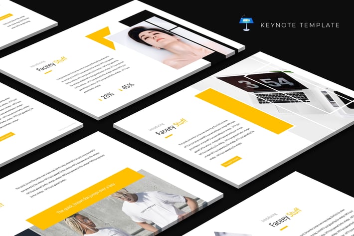 Faceey - Keynote Template