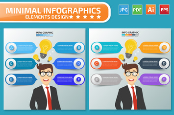 Businessman Infographics design