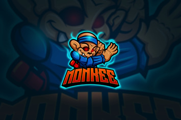 Monkey - Mascot & Esport Logo