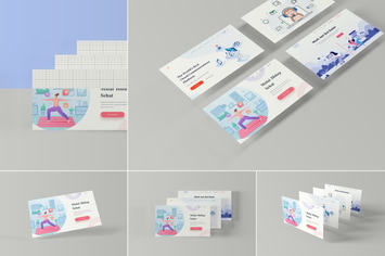 3D Screen Mockups